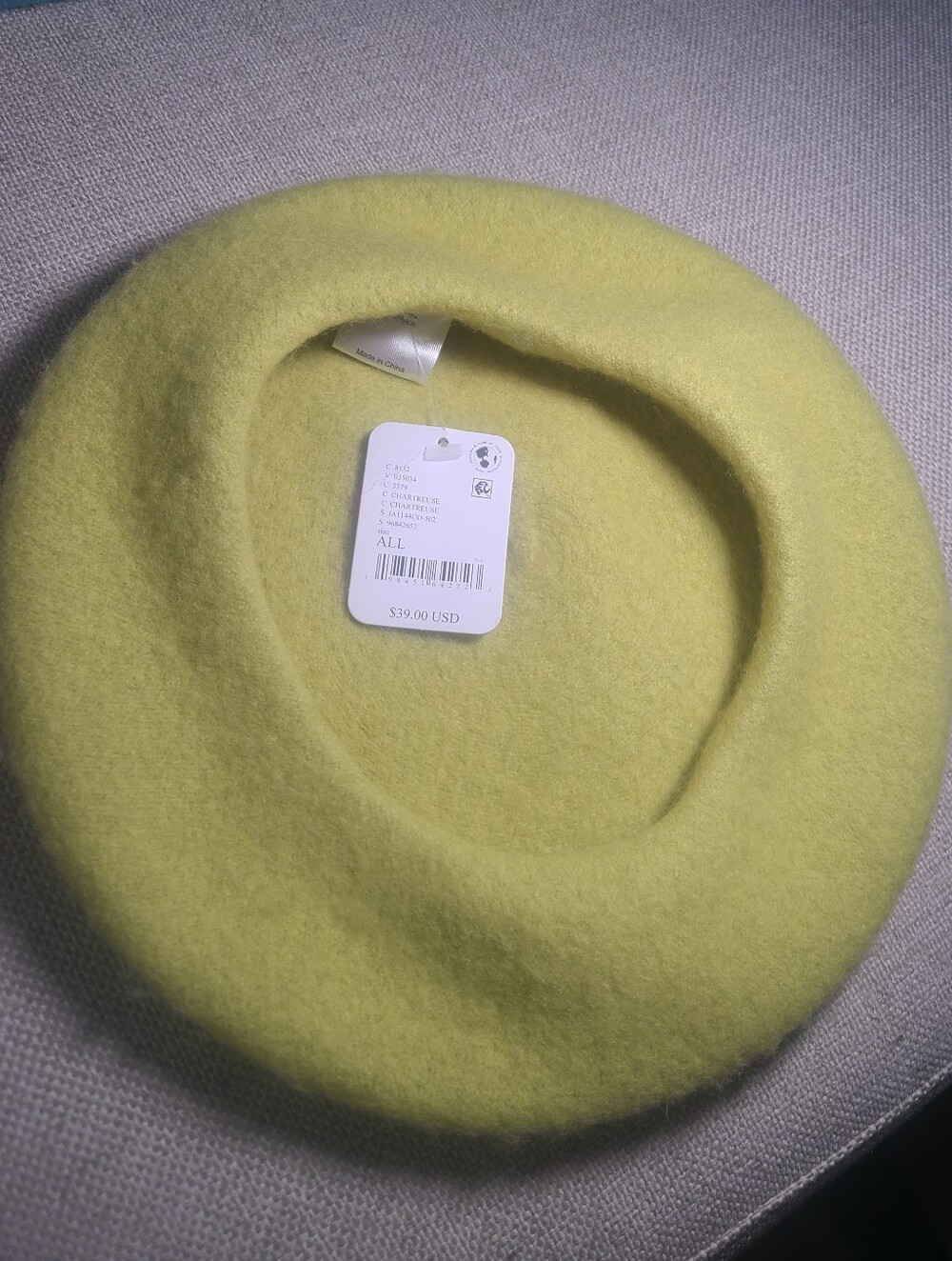 FP Movement | Lillie Beret | Chartreuse - Picture 6 of 6